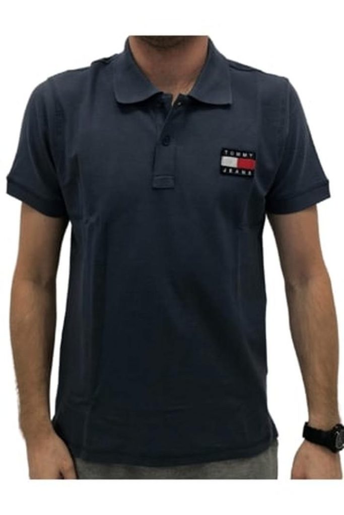 TRICOU TOMMY HILFIGER BADGE POLO TWILIGHT NAVY